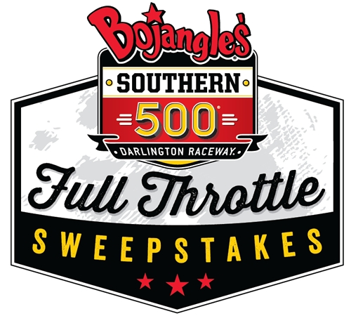 The Race is on for the Bojangles' Southern 500 "Full Throttle" Sweepstakes
