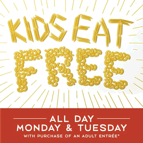 Kids Eat Free at Romano's Macaroni Grill