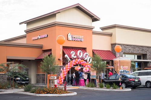 Dunkin' Donuts Opens 12,000th Restaurant Worldwide in Riverside, California