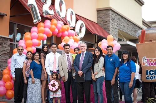Dunkin' Donuts Opens 12,000th Restaurant Worldwide in Riverside, California