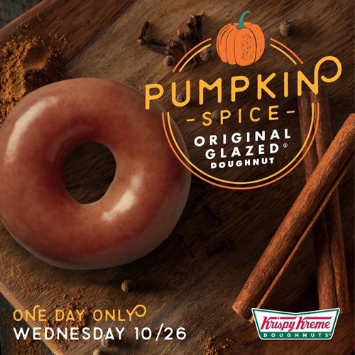 The Original Glazed Doughnut Goes Pumpkin