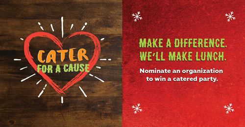Pita Pit Empowers Local Restaurants to Give Back with the Launch of 'Cater for a Cause' Campaign