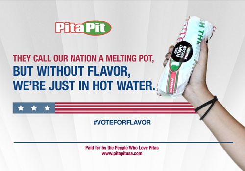 Pita Pit Encourages Customers to Vote for Flavor