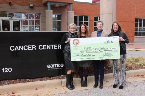Chicken Salad Chick Foundation Donates $20,000 to Local Cancer Centers Through "Teeing off on Cancer" Golf Classic