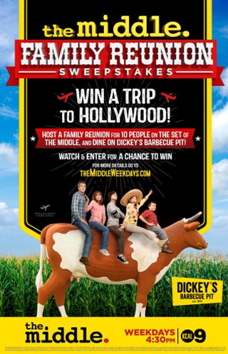 Win a Hollywood Family Reunion for Up to 10 People from Dickey's Barbecue Pit