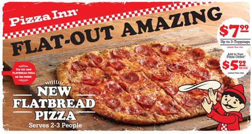 Pizza Inn Introduces New FLATBREAD Pizza
