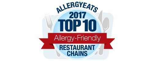 AllergyEats Releases 2017 List of Top 10 Most Allergy-Friendly Restaurant Chains