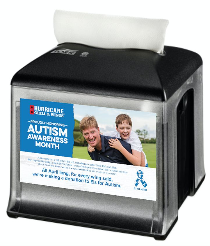 Hurricane Grill & Wings Sells Chicken Wings During the Month of April to Raise Money for Autism Awareness