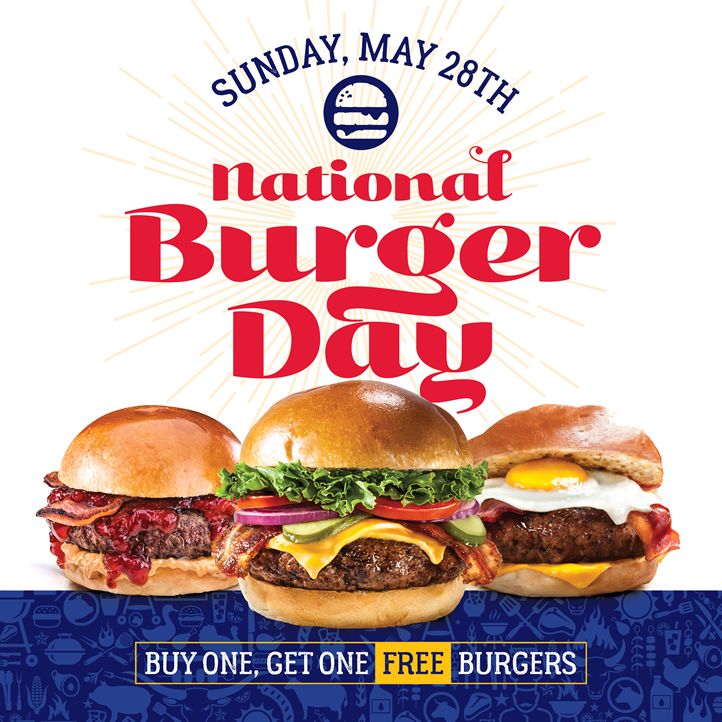 Arooga's Grille House & Sports Bar to Serve Free Wagyu Hamburgers on National Hamburger Day: Sunday, May 28, 2017