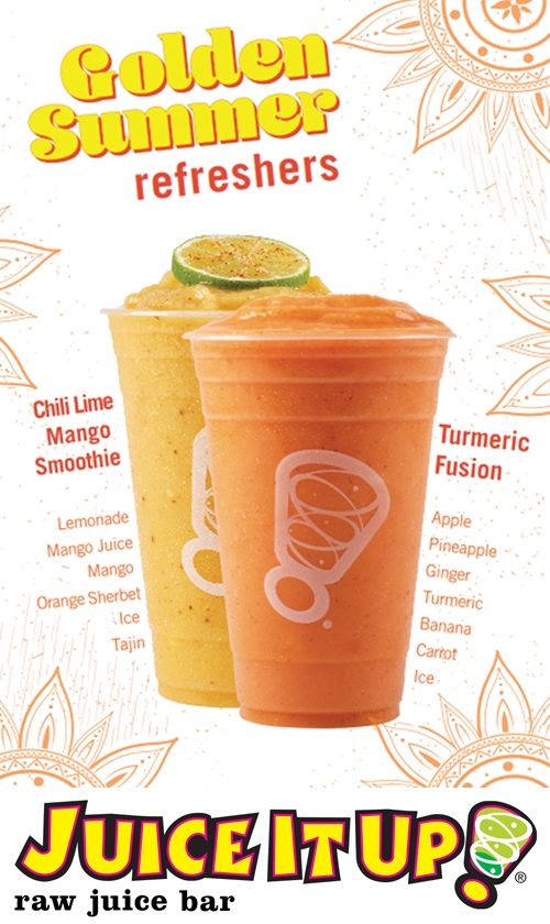 Juice It Up! Partners with Tajin for New Golden Summer Refreshers