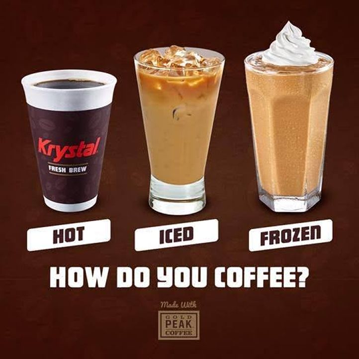 Krystal Announces New Coffee Platform to Order "How You Like It"