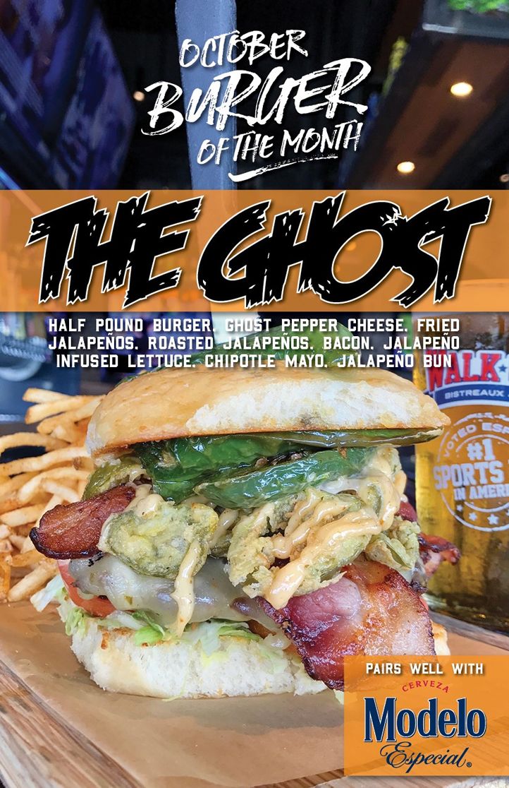 Walk-On's Ushers In Fall With Frightfully Delicious Burger Of The Month