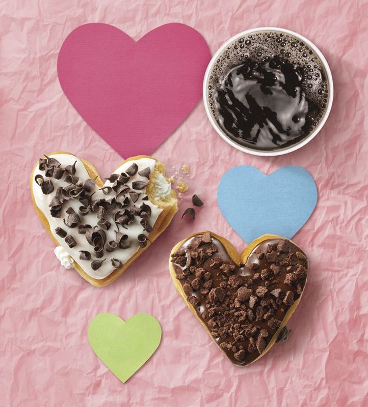 Dunkin' Donuts Shows A Lot of Heart This Valentine's Day as Seasonal Donuts Return