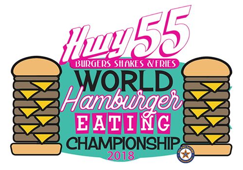 Hwy 55 Burgers, Shakes & Fries and All Pro Eating Set For 2nd Annual World Hamburger Eating Championship in Raleigh after Hosting World Hamburger Eating World Record in Year One