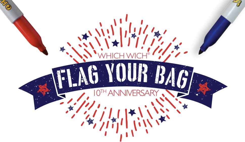 Which Wich Superior Sandwiches Honors Military with 10th Annual Flag Your Bag Campaign