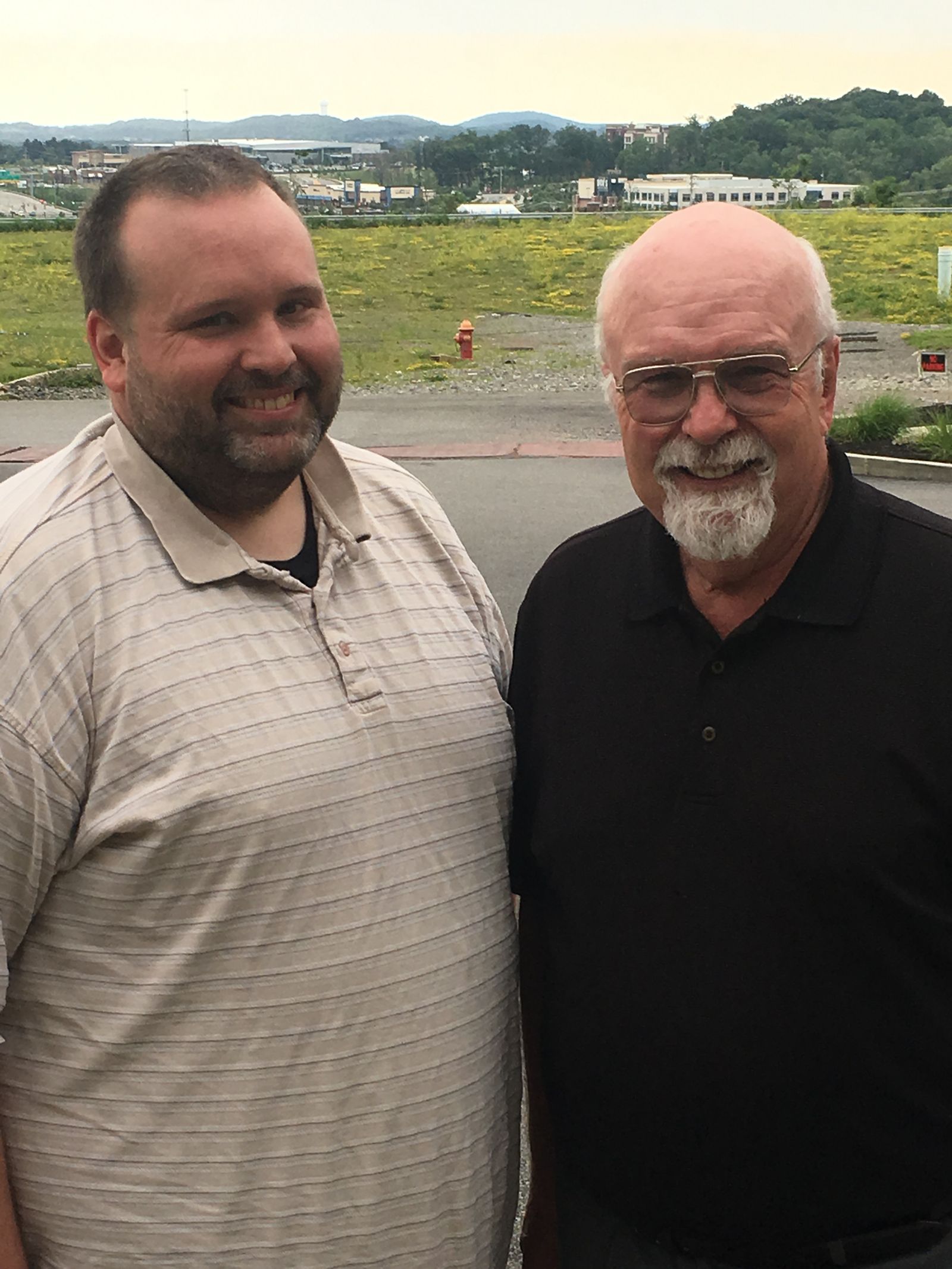 Don Murphy with his son, TJ.