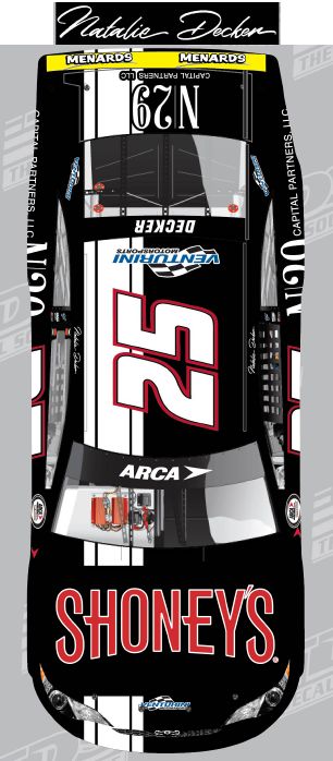 Natalie Decker Names Shoney's as Her Team's Primary Sponsor at Pocono