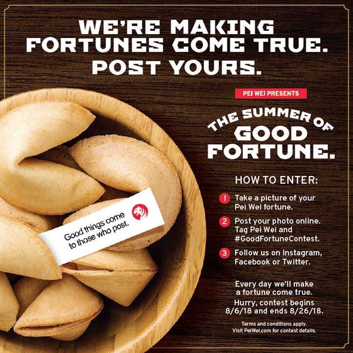 Make It a Summer of Good Fortune at Pei Wei