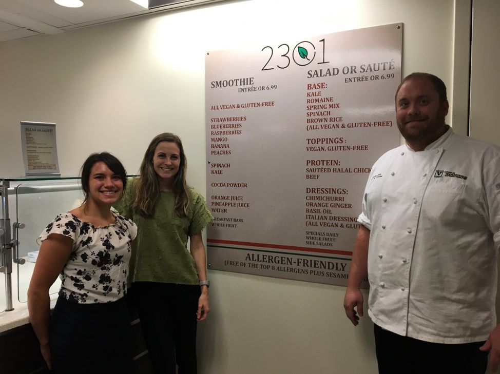 Vanderbilt University Dining Hall Completed Certification by Kitchens with Confidence