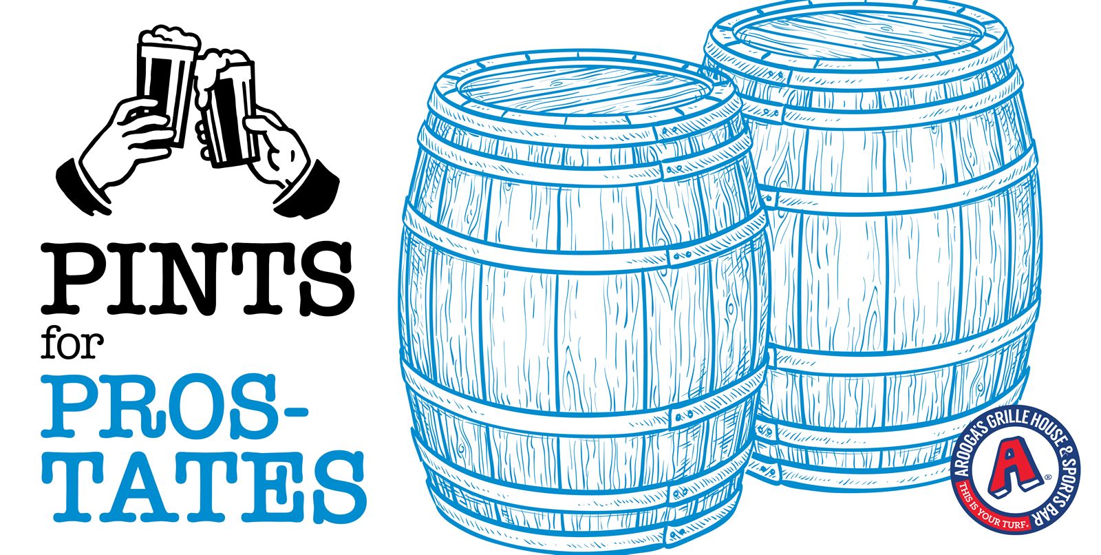Arooga's Raises Nearly $5000 for Prostate Cancer Awareness in November Fundraiser