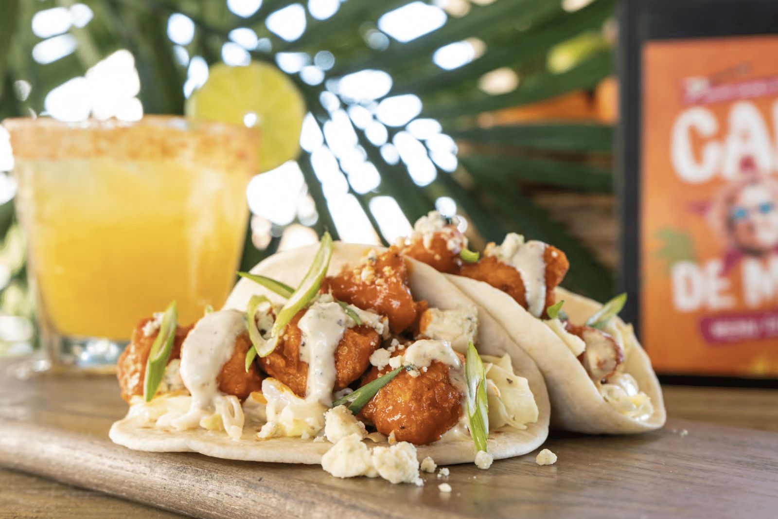 Bar Louie Sammy's Red Rockin' Buffalo Chicken Tacos