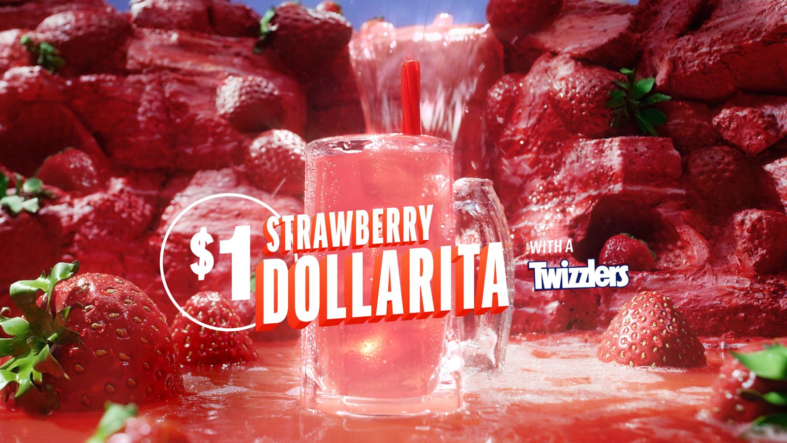 Get Your Squad and Head to Applebee's for a STRAWBERRY DOLLARITA with a TWIZZLERS