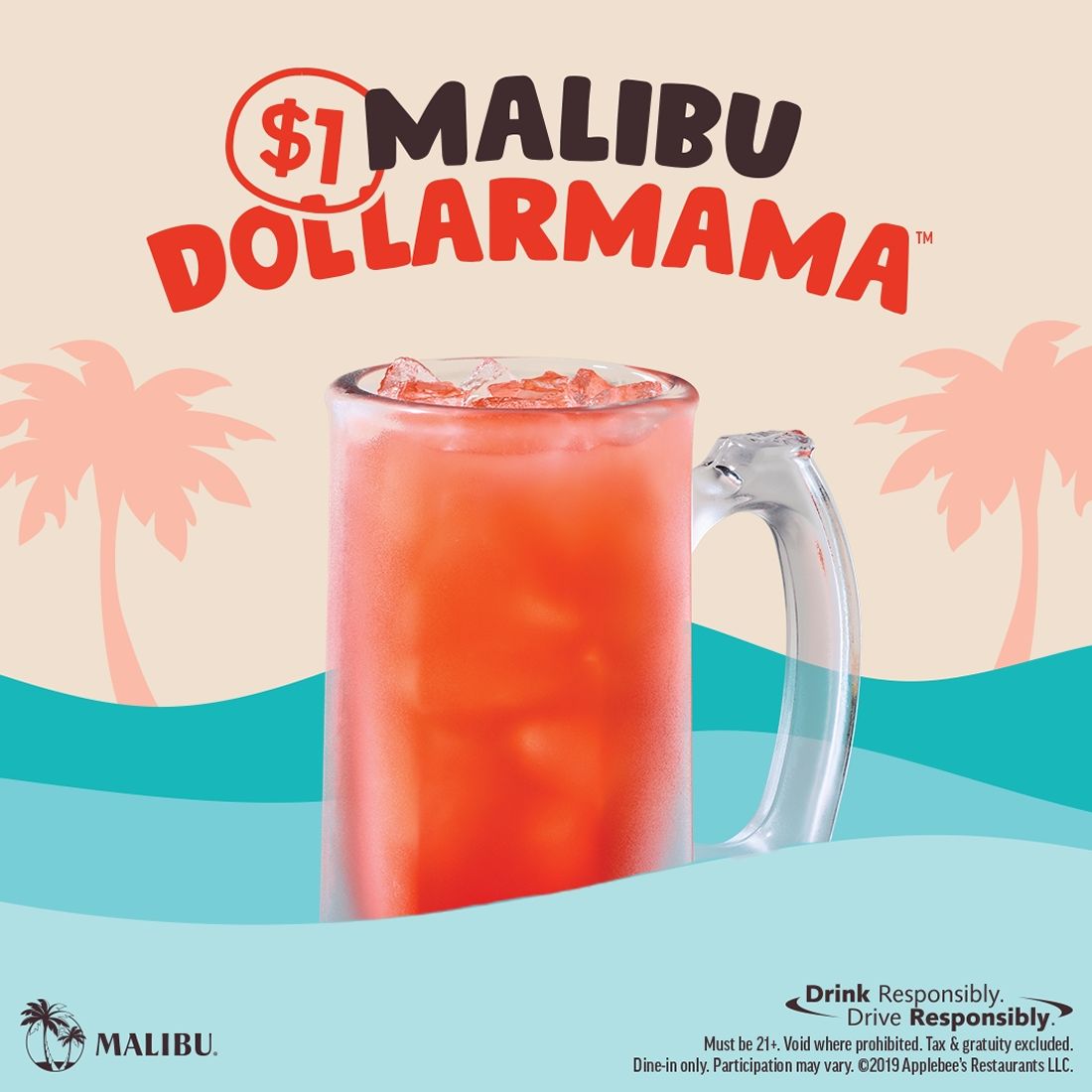 Get Your Drink on This Summer With Applebee's Malibu DOLLARMAMA
