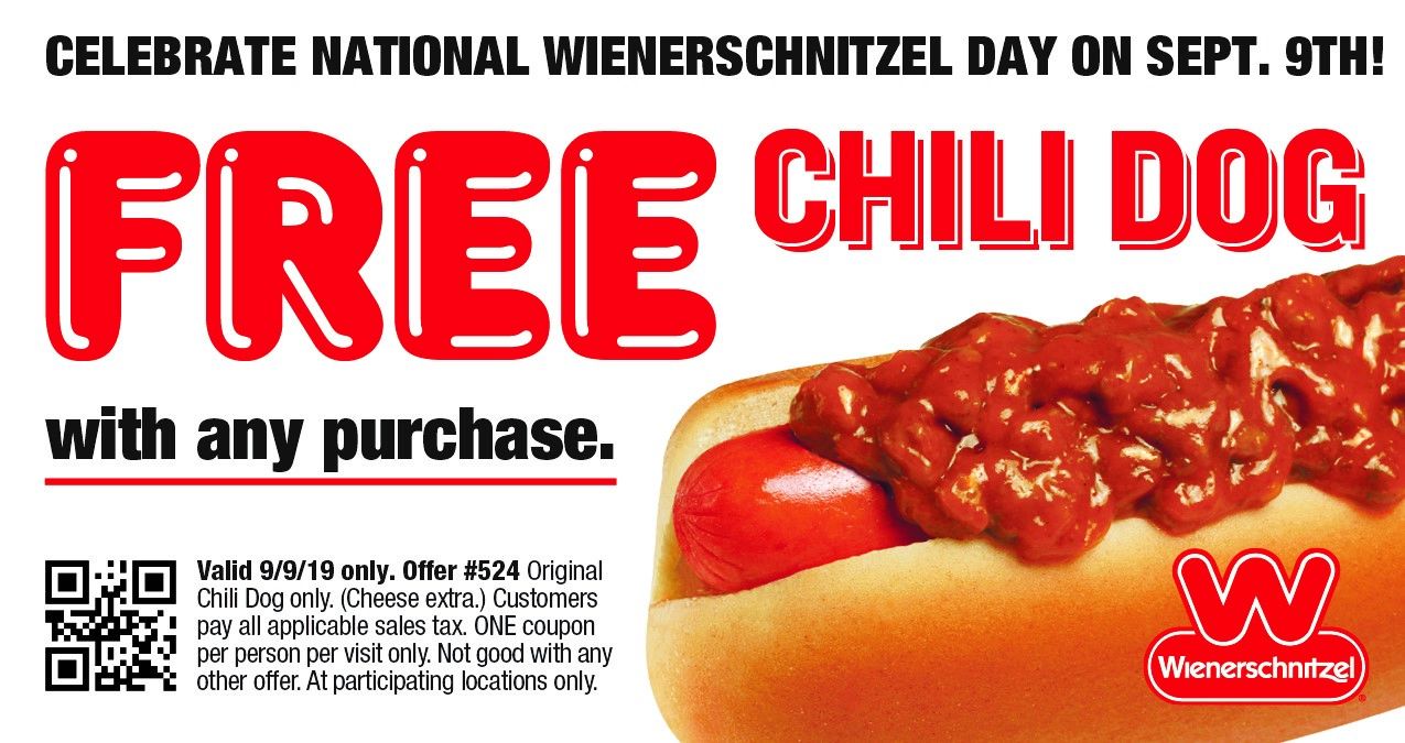 Celebrate National Wienerschnitzel Day with America's Favorite Chili Dog