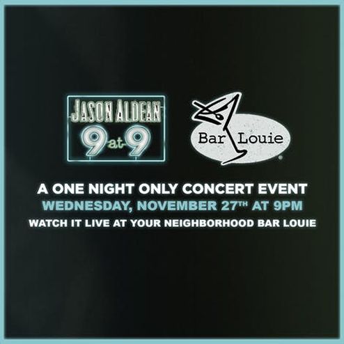 Jason Aldean Throws Down For New Album With "9 At 9" Special During Biggest Bar-Hopping Night Of The Year, Nov. 27