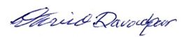 Letter From Shoney's Chairman & C.E.O. Mr. David Davoudpour for Shoney's Guests