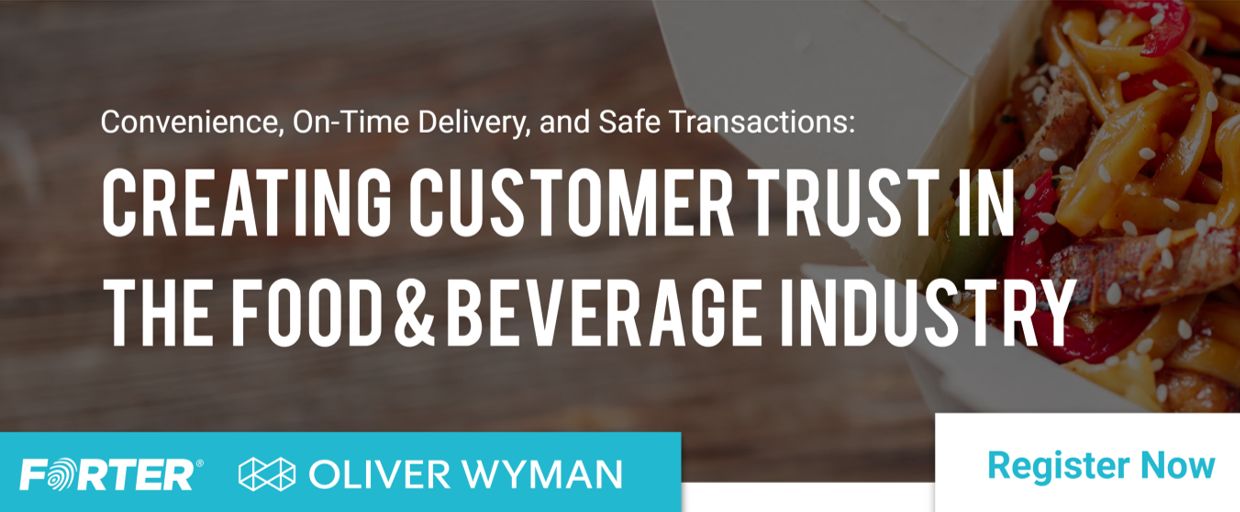 Creating Customer Trust in the Food & Beverage Industry - June 4 Webinar