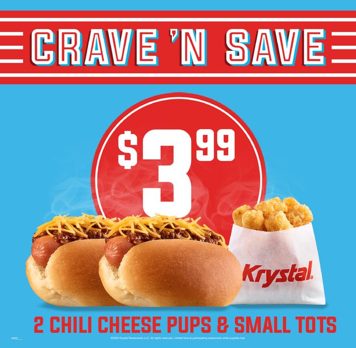 Krystal Celebrates Summer by Offering $1 Chili Cheese Pups Krystal Celebrates Summer by Offering $1 Chili Cheese Pups