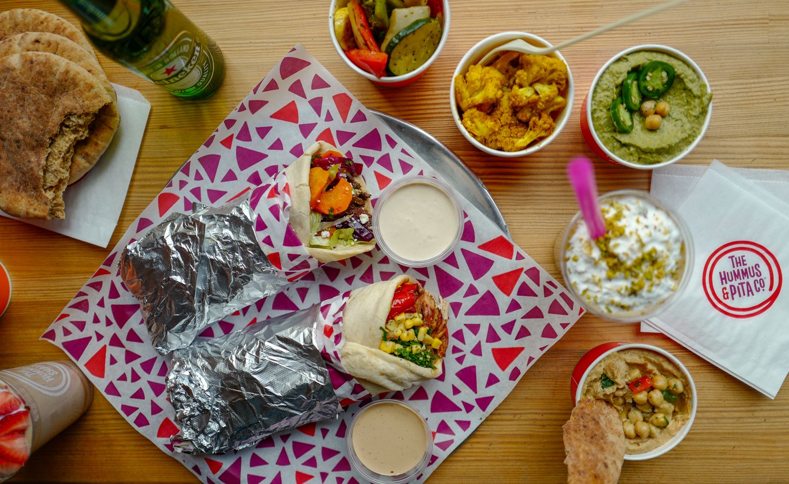 NYC's The Hummus & Pita Co. to Debut in Huntsville, Alabama The Hummus & Pita Co. is celebrating the Grand Opening of their newest location in Huntsville, AL on Thursday, December 10th by giving away free meals to the first 50 customers.